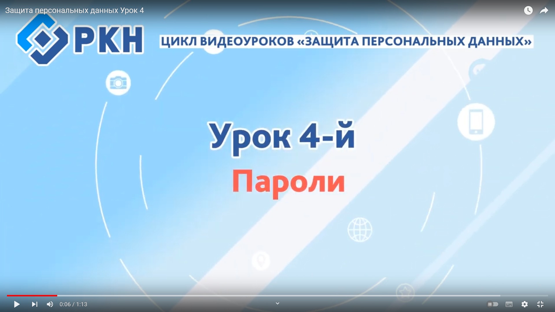 Урок 4: Пароли.